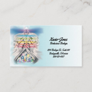 Chakra fire personalised business card