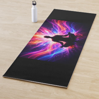 Chakra Glow Yoga Mat Meditation Design