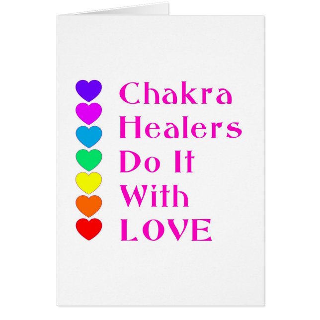 Chakra Healers Do It With Love (Front)