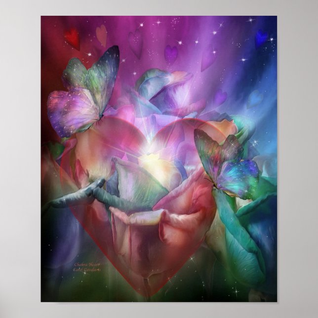 Chakra Heart Fine Art Poster/Print Poster (Front)