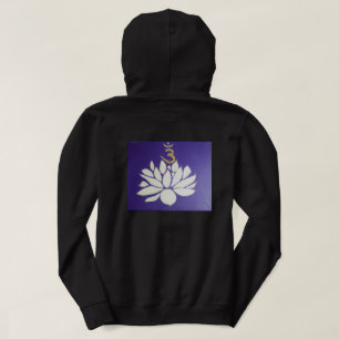 Chakra hooded black long sleeve zipper Sweat-Shirt Hoodie