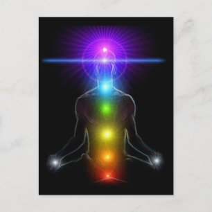 CHAKRA LIGHTS POSTCARD