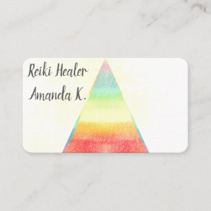 Chakra Lightworker Reiki Colours Business Cards