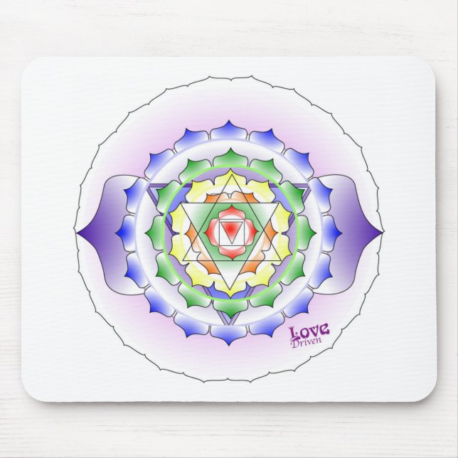 Chakra Mandala Mousepad (Front)