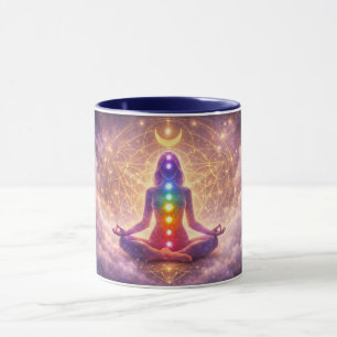 Chakra Meditation Coffee Mug Spiritual