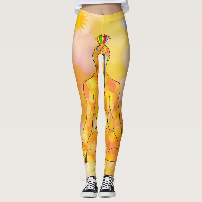  Chakra meditation leggings (Front)