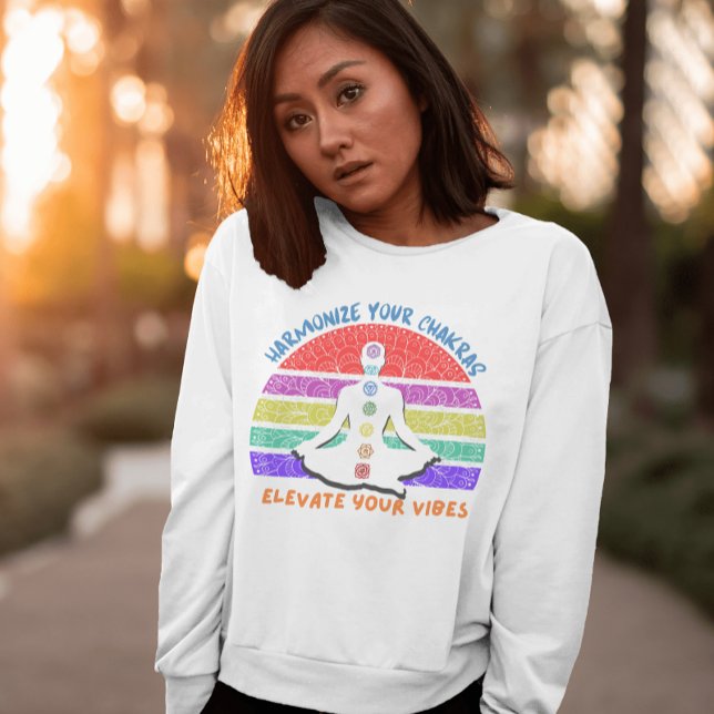 Chakra Meditation Yoga Rainbow Sunset T-Shirt (Creator Uploaded)