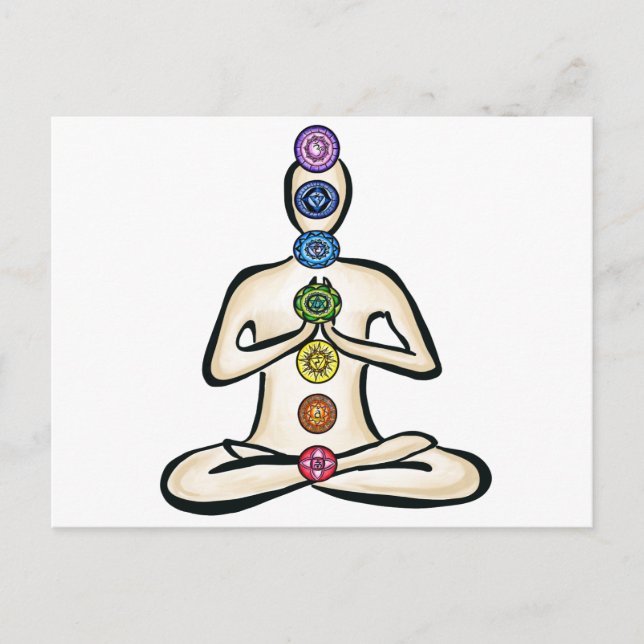 Chakra Powered Postcard (Front)