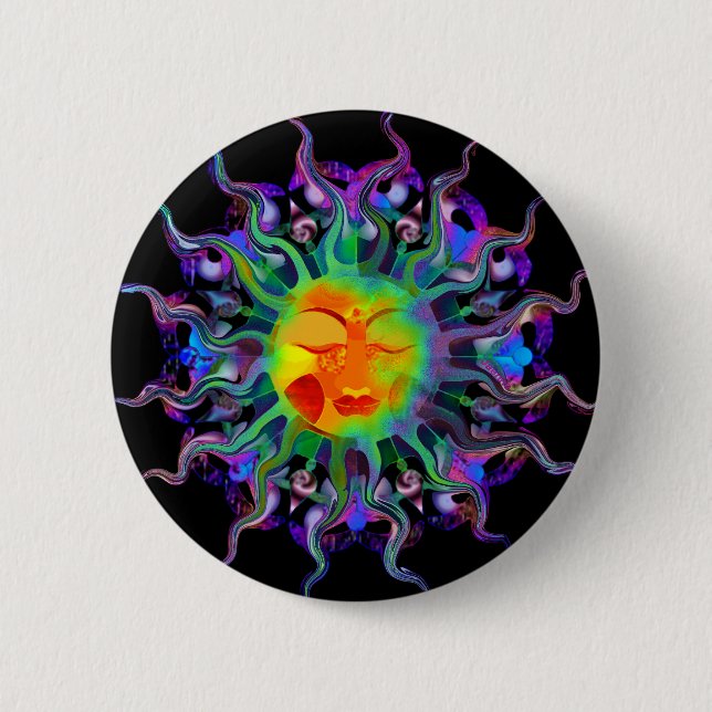Chakra Sun Button (Front)