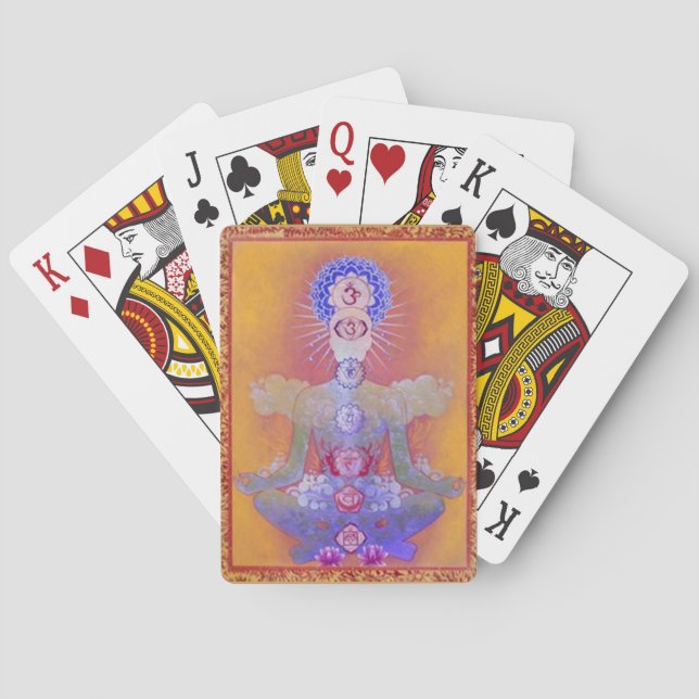 CHAKRA SYSTEM playing cards (Back)