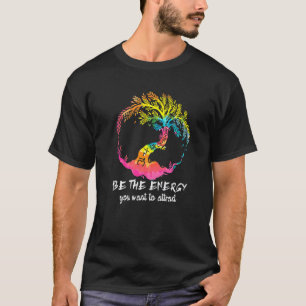 Chakra Tree Of Life Mandala Zen Yoga Om Symbol Bud T-Shirt