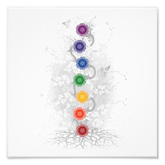 Chakra Tree Poster
