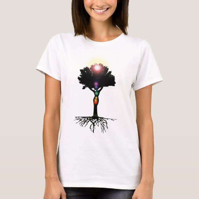 Chakra Tree T-Shirt (Front)