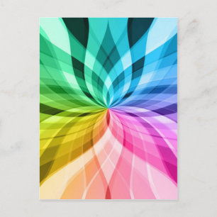 chakra zen kaleidoskop colourful fun postcard