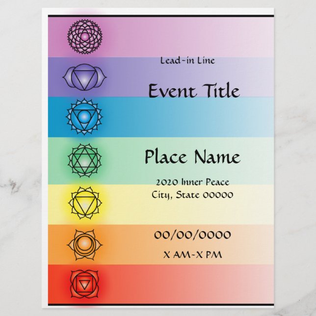 Chakras 8.5 x 11 Event Flyer 2 (Front)