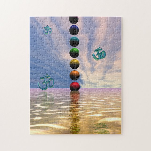 chakras and clouds jigsaw puzzle (Vertical)