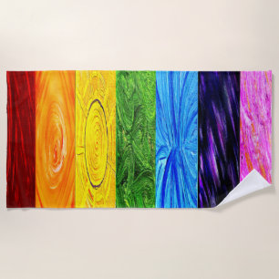 Chakras Beach Towel