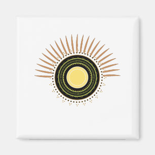 Chakras Circle Focus Concentration Meditation Magnet