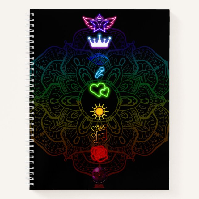 Chakras! Notebook (Front)