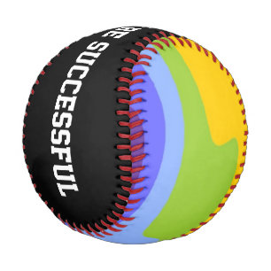 Chakras / Rainbow Colours Waves + your ideas Baseball