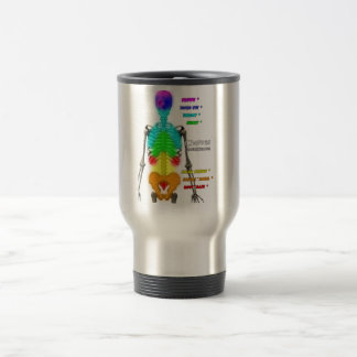 Chakras Skeleton Travel Mug