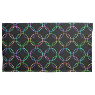 Chakren / Rainbow coloured Pixel + your ideas Pillowcase