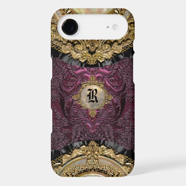 Chalchadoriz Elegance Girly  Monogram Plus Case-Mate iPhone Case (Back)