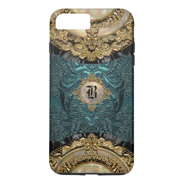 Chalchadoriz Sea Elegant Monogram Plus Case-Mate iPhone Case (Back)