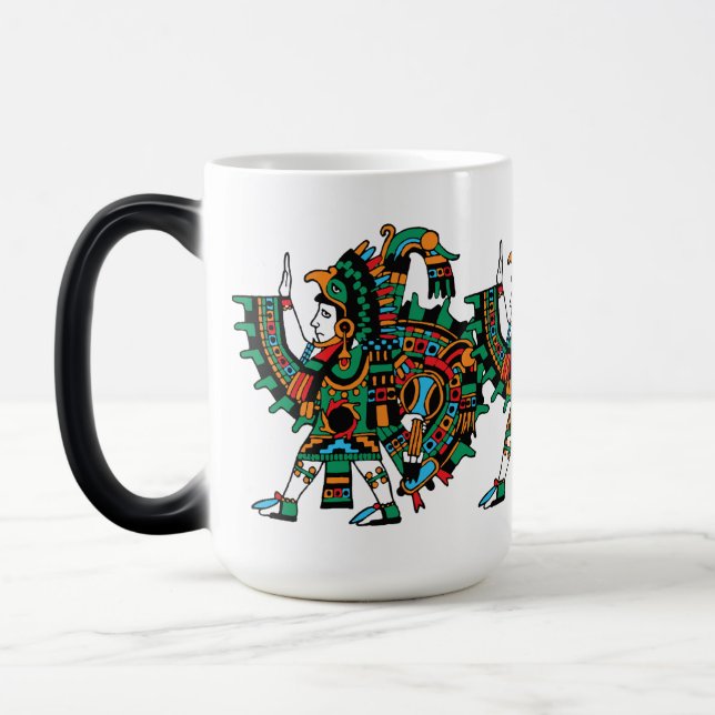 Chalchiuhtotolin – Patron of Young Warriors Magic Mug (Left)