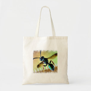 Chalcid Wasp 020824IREF208 - Watercolor Tote Bag