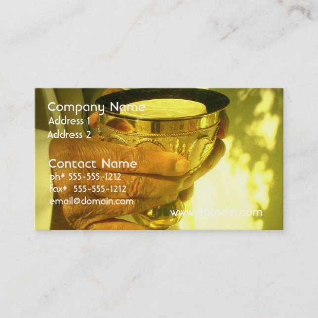 Chalice Business Cards (Front)
