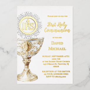 Chalice Host First Holy Communion