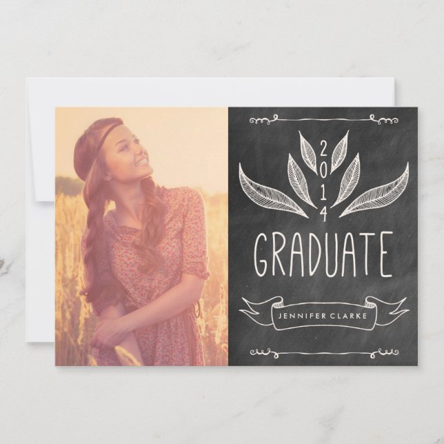 CHALK | 2014 GRADUATION PARTY INVITATION (Front)