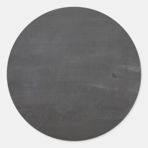 Chalk Board Classic Round Sticker