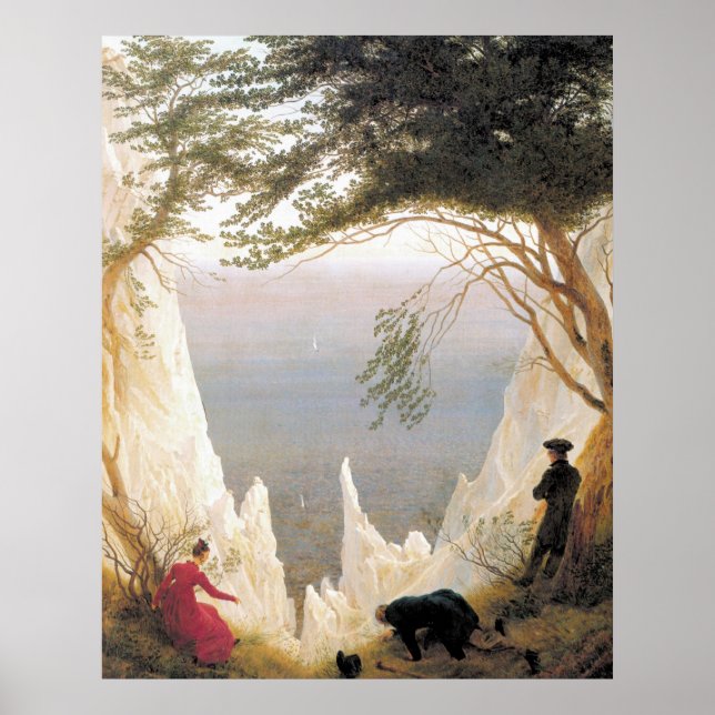 Chalk Cliffs of Ruegen Poster (Front)