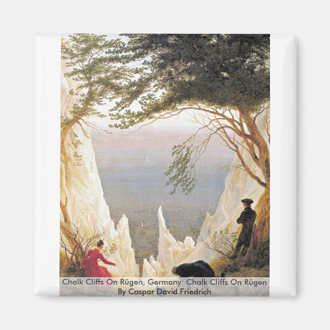 Chalk Cliffs On Rügen, Germany Magnet (Front)