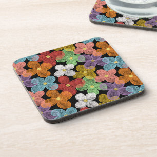 Chalk Daisies Coaster