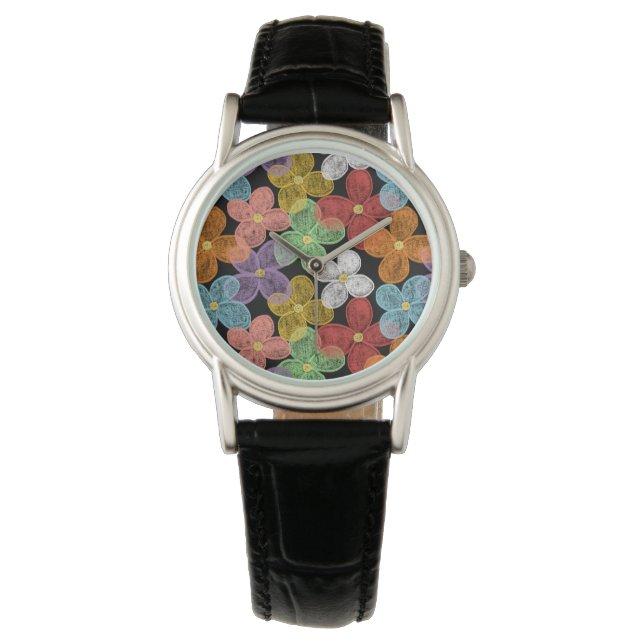 Chalk Daisies Watch (Front)