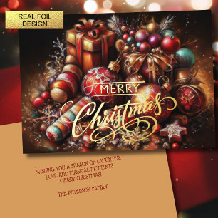 Chalk Drawing Christmas Gift Candy Ornament