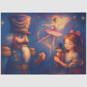 Chalk Drawing Cute Nutcracker Ballet Christmas Tissue Paper
