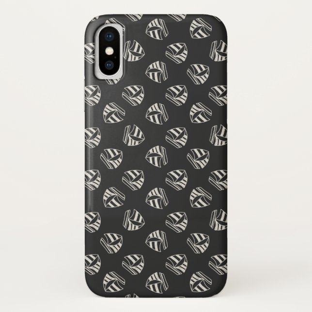 Chalk Drawn Sailboat Pattern Case-Mate iPhone Case (Back)