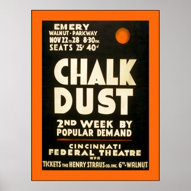 Chalk Dust Poster (Front)
