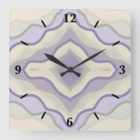Chalk Grey Lavender Octagon Star Geometric Art
