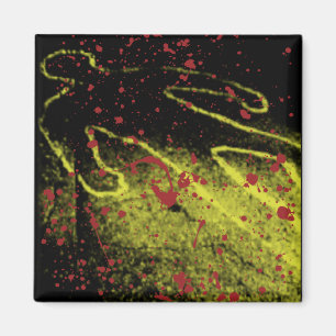 Chalk Outline Magnet