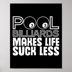 Chalk Rack Eight-ball Bar Table Billiards Snooker  Poster