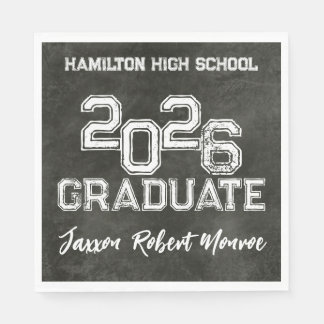 Chalkboard 2026 Graduate Napkin