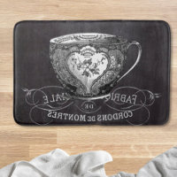 Chalkboard Alice in Wonderland tea party teacup
