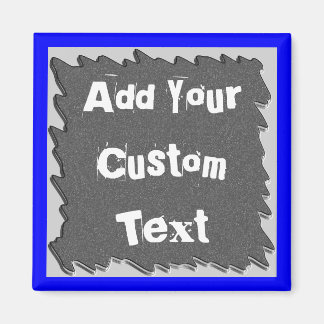 Chalkboard And Wild Border Cut Out Cool Magnet