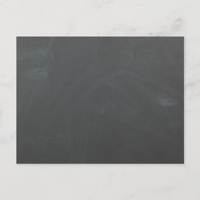 Chalkboard background postcard- Customise Postcard (Front)