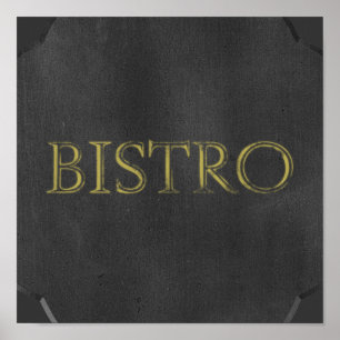 CHALKBOARD BISTRO SIGN RESTAURANT GRAPHIC LOGO ICO